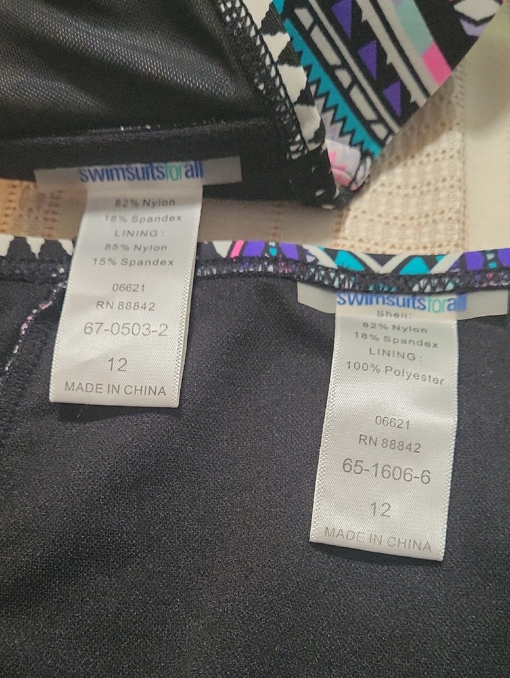 Swimsuits For All Aztec High-Waist Bikini - Picture 10 of 12